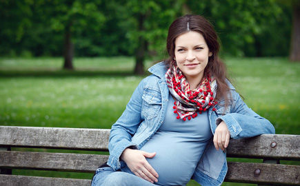 женщина во время беременности